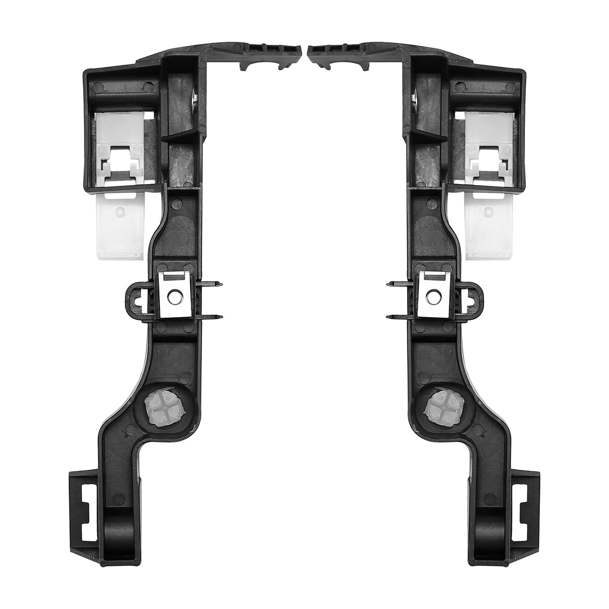 ZUDKSUY front view of both headlight mounting brackets showing fit and finish benefit