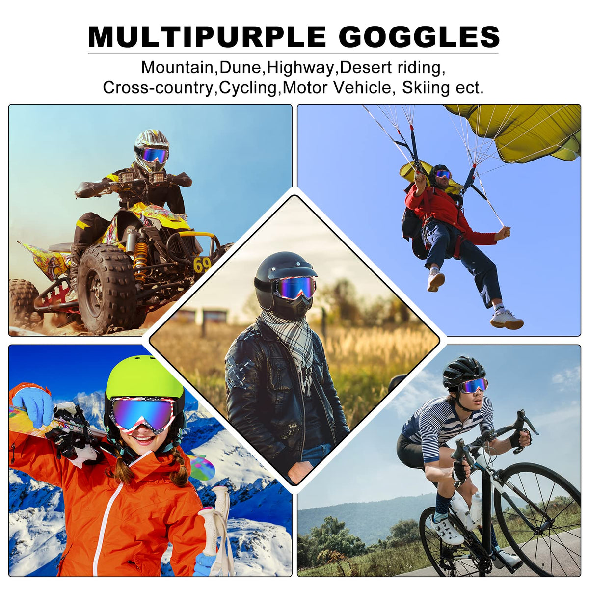 ZukMi goggles in use on offroad rider showing debris protection and visibility