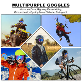 ZukMi goggles in use on offroad rider showing debris protection and visibility