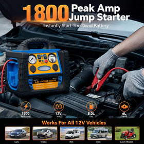 ZunDian air compressor hose and pressure gauge inflating tire quickly and accurately