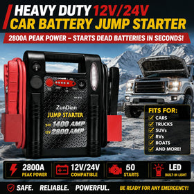 ZunDian battery status indicators detail for quick readiness checks