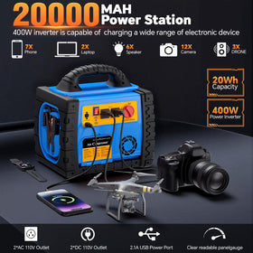 ZunDian bright LED work light illuminating roadside repairs at night