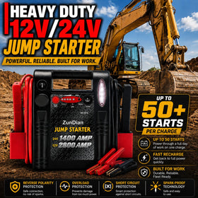 ZunDian on a jobsite supplying power for tools and emergency use
