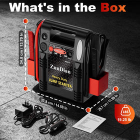 ZunDian packaging and accessories laid out for complete kit overview