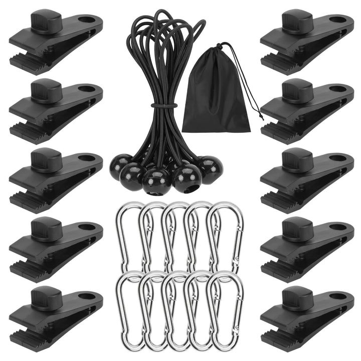Zuplo clip kit front view showing contents and durable storage benefit
