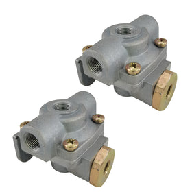 ZUVELLO valve side ports showing 1/4" supply and 3/8" delivery for correct fit