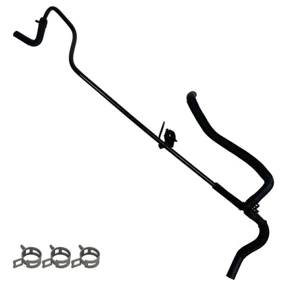 ZUVELLO 84390533 front view showing full hose shape and fit for easy verification