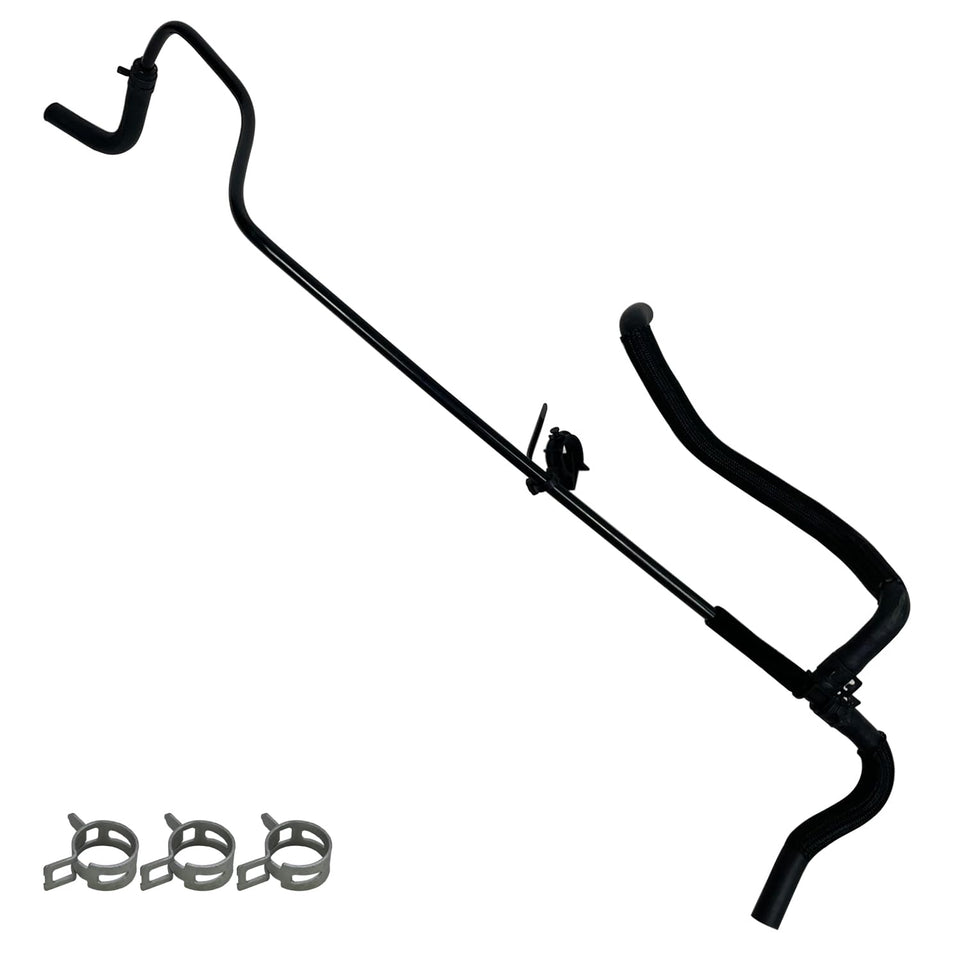 ZUVELLO 84390533 front view showing full hose shape and fit for easy verification