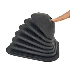 ZUVELLO close-up of rubber texture illustrating durable flexible material
