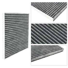 ZUVELLO engine filter close-up of pleats demonstrating durable filter media