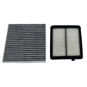ZUVELLO engine filter front view showing pleated media for reliable airflow