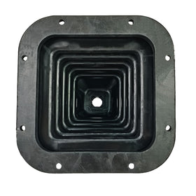 ZUVELLO shift boot next to ruler showing accurate size and scale