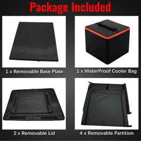 zuverlass in picnic setting with cooler detached for convenient transport