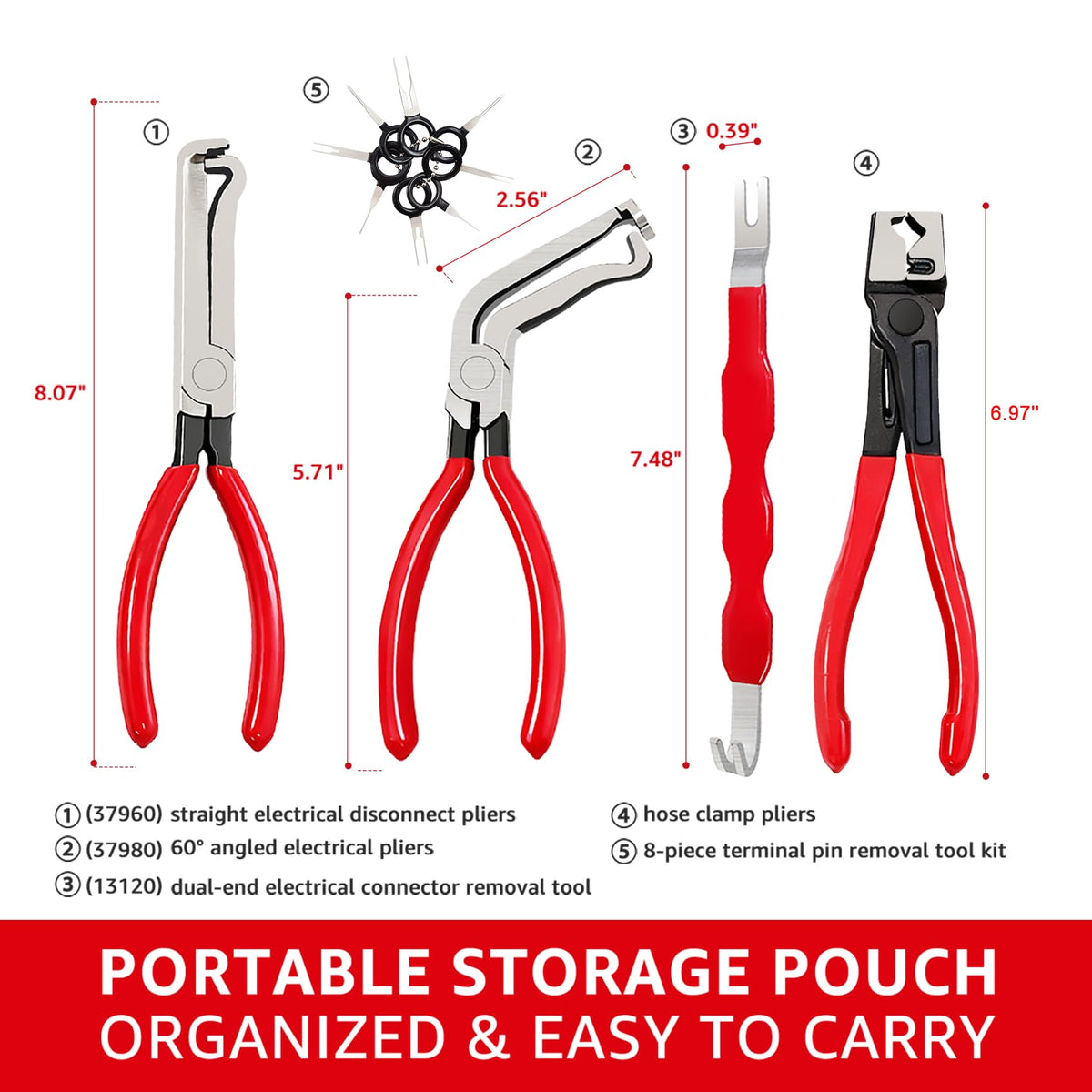 ZUWEFA durable case and tools staged for neat storage and easy transport benefit