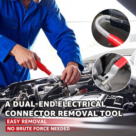 ZUWEFA hose clamp pliers in action removing clamp with controlled force benefit