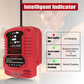 ZWDXRB charger with Craftsman 20V battery mounted demonstrating fast charge