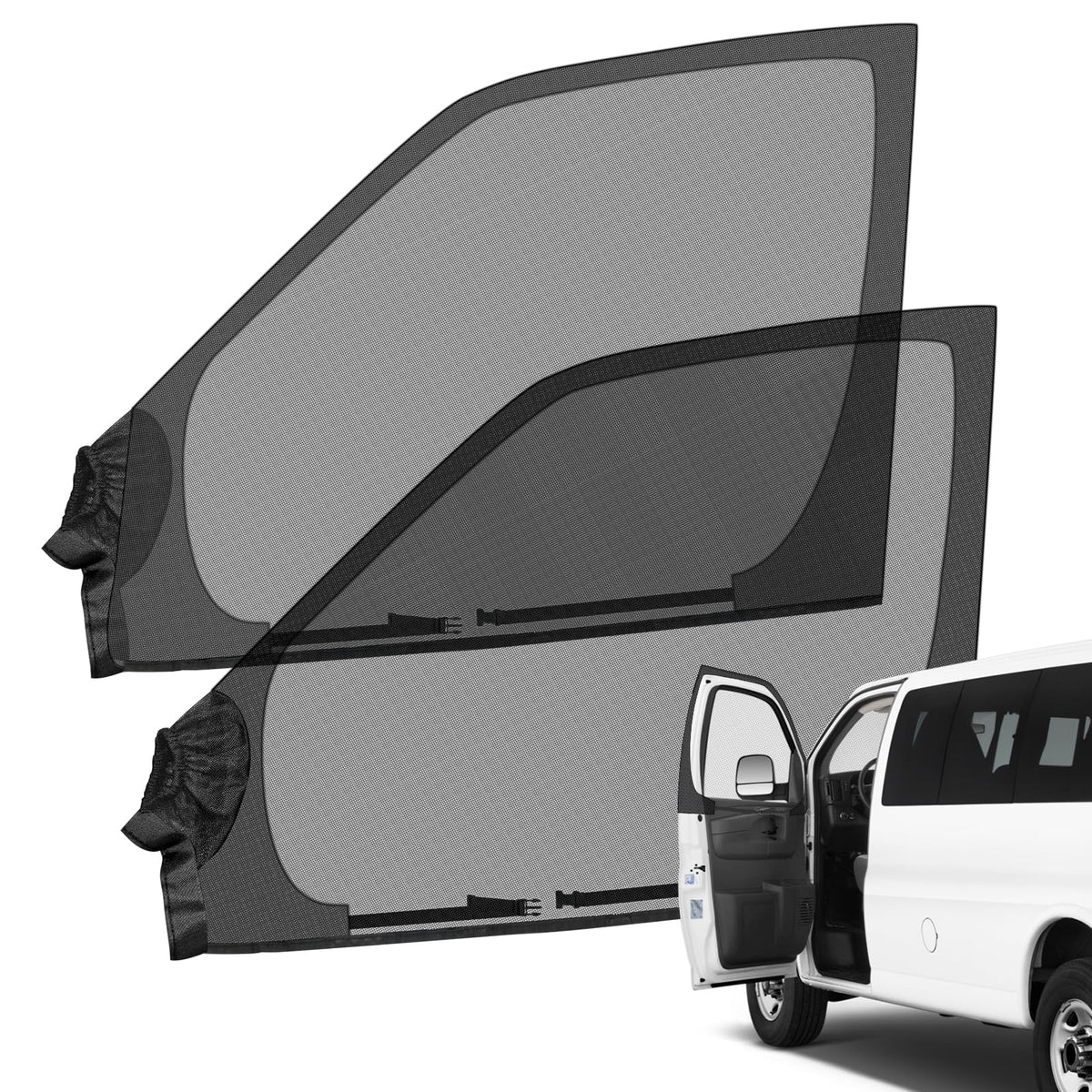 ZWPARTS screen being fitted to door demonstrating quick tool-free installation