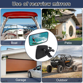 Zwsc mirror hardware and included wrench for quick tool-free installation