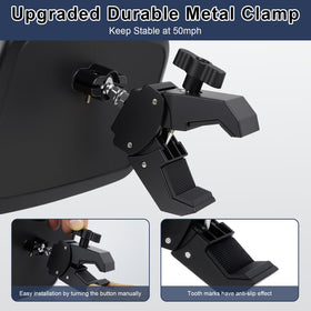 Zwsc clamp mounted on rail with rubber gasket protecting surface