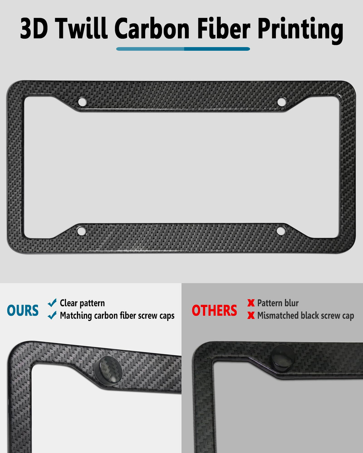 ZXFOOG back view showing foam pads and four-hole mounting for protection