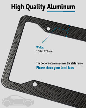 ZXFOOG close-up of printed carbon pattern highlighting premium appearance