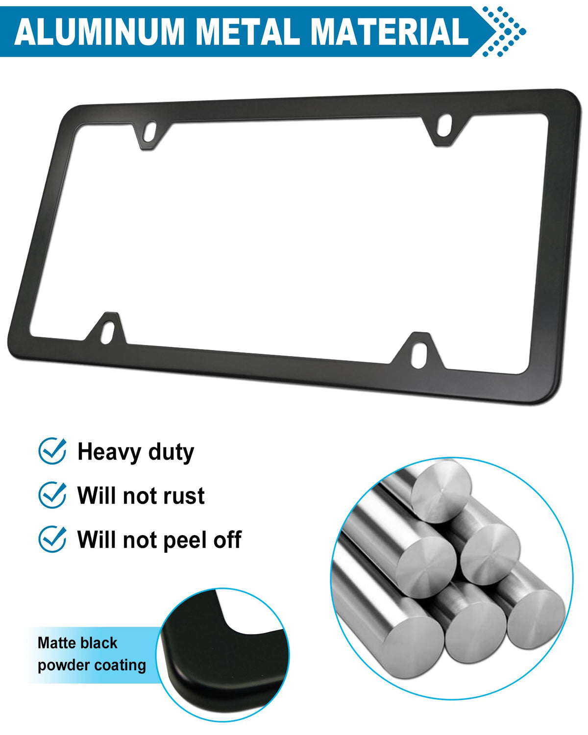 ZXFOOG license plate mounted on car front showing secure fit and tidy appearance