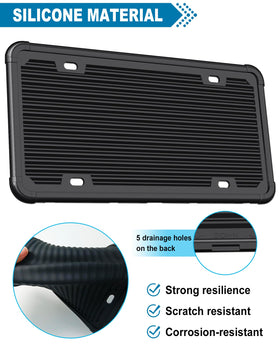 ZXFOOG mounted rear license demonstrating weather resistance benefit