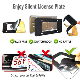 ZXFOOG slim edge profile demonstrating thin frame and unobstructed tags