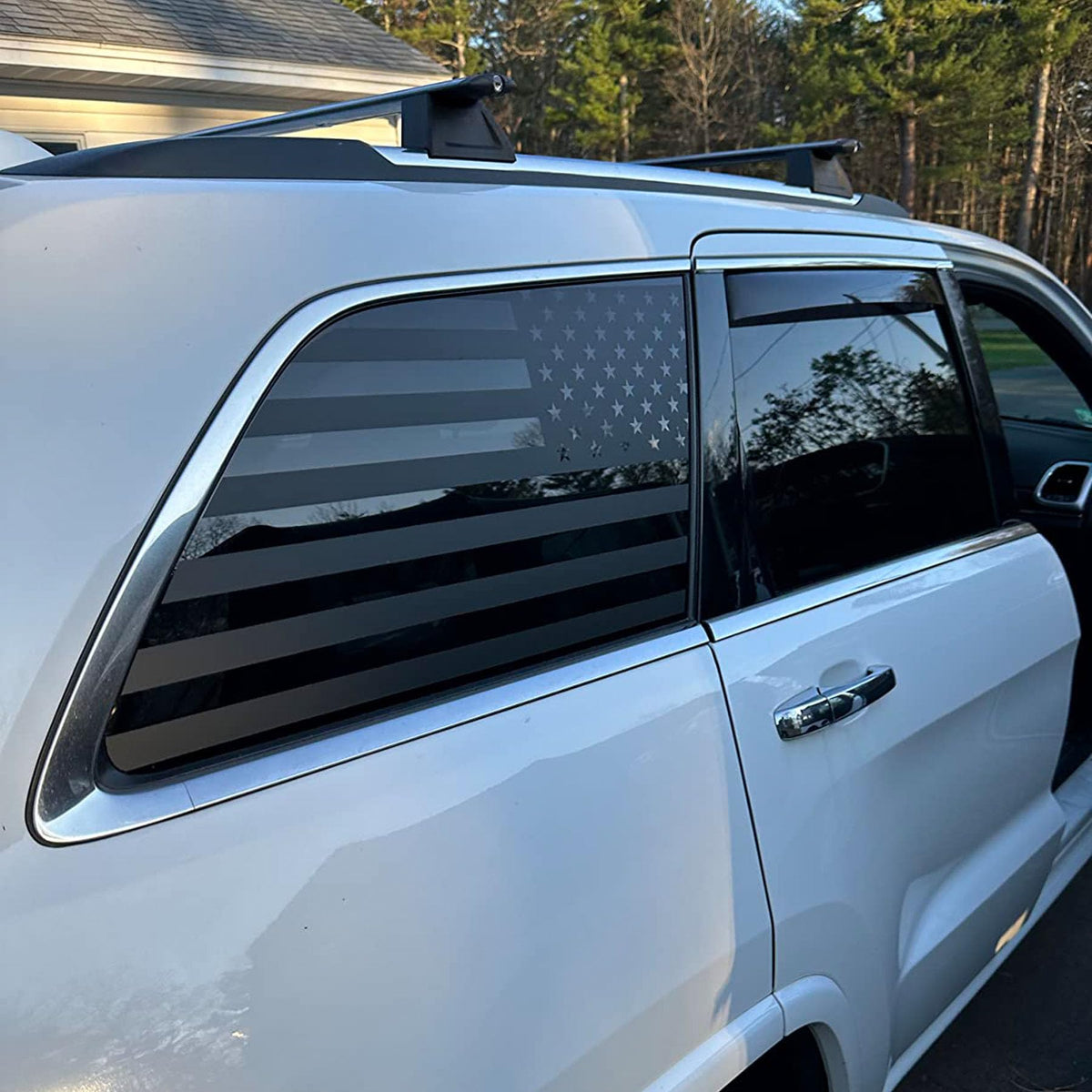 Zxiaochun decal on passenger rear side window enhancing balanced styling