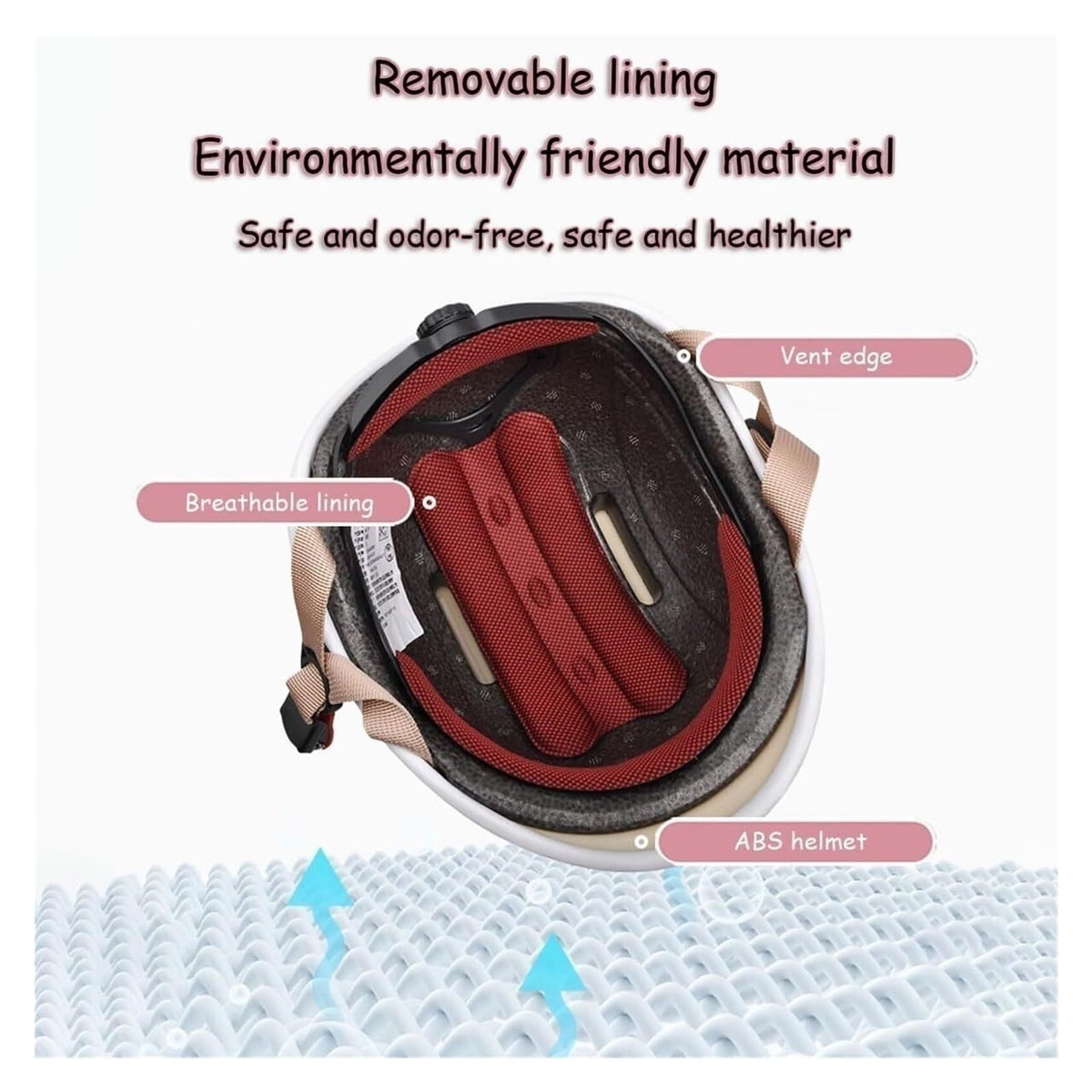 ZXKWFL quick-release chin buckle fastened for secure fit and easy removal