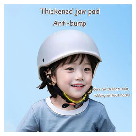 ZXKWFL helmet held by child hand to show lightweight size and portability