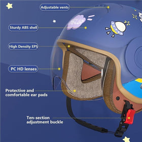 ZXKWFL helmet side profile highlighting classic shape and durable protection