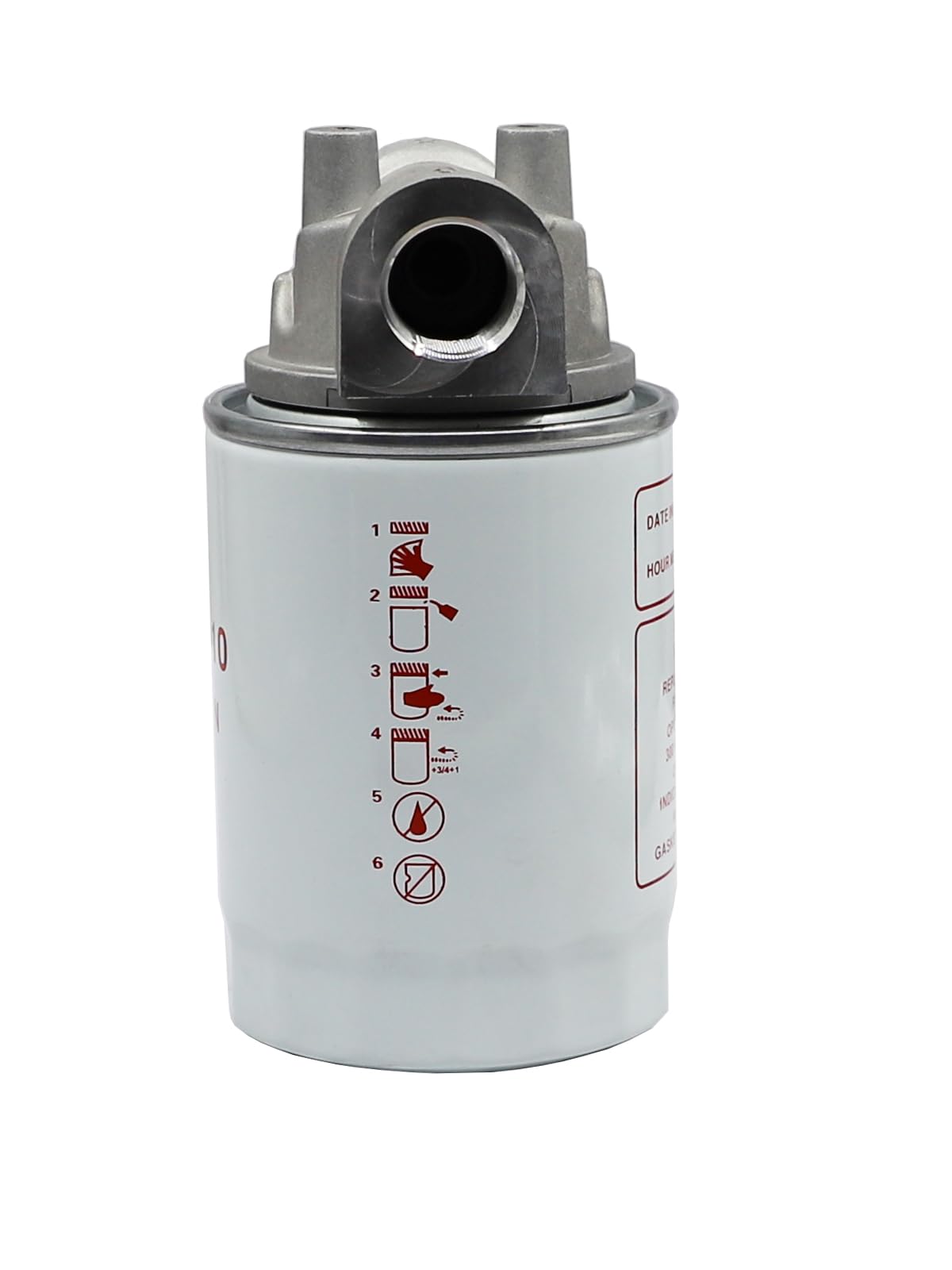 ZXTQWX filter beside ruler and hand showing compact size and easy handling