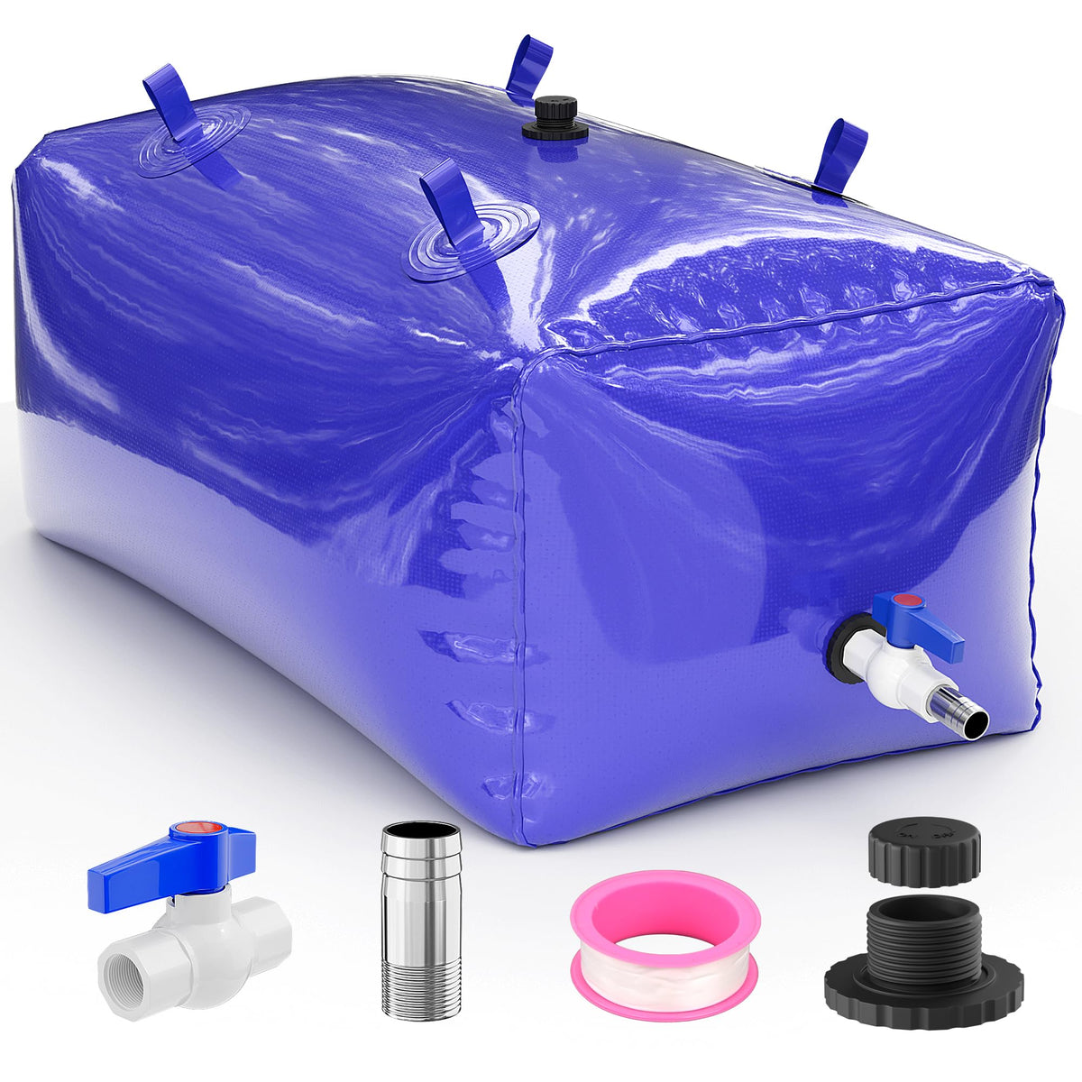 ZXZYHFTY front view showing tank shape and handles for easy transport
