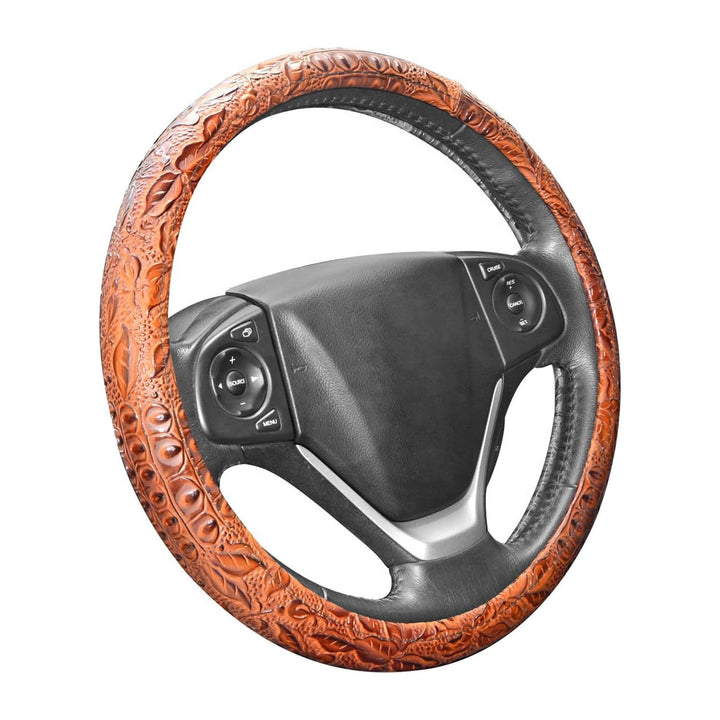 ZYHW front view showing brown flower-grain cover and protective fit