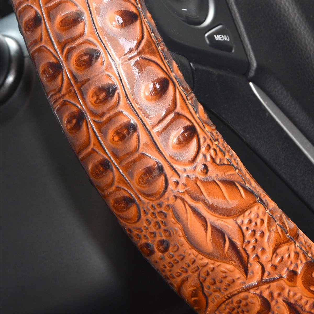 ZYHW lifestyle interior shot showing brown cover enhancing cabin style