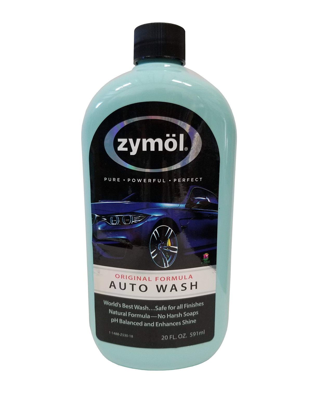 ZYMÖL front label of 20 oz bottle showing product and clean finish benefit