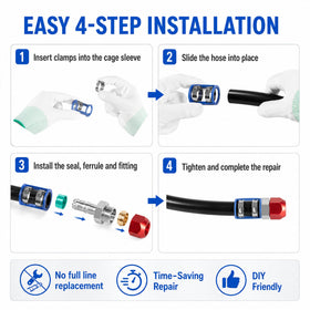Zymurgoes components arranged to show all included pieces for faster installation