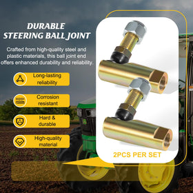 Zymurgoes installed on tractor steering linkage demonstrating restored control