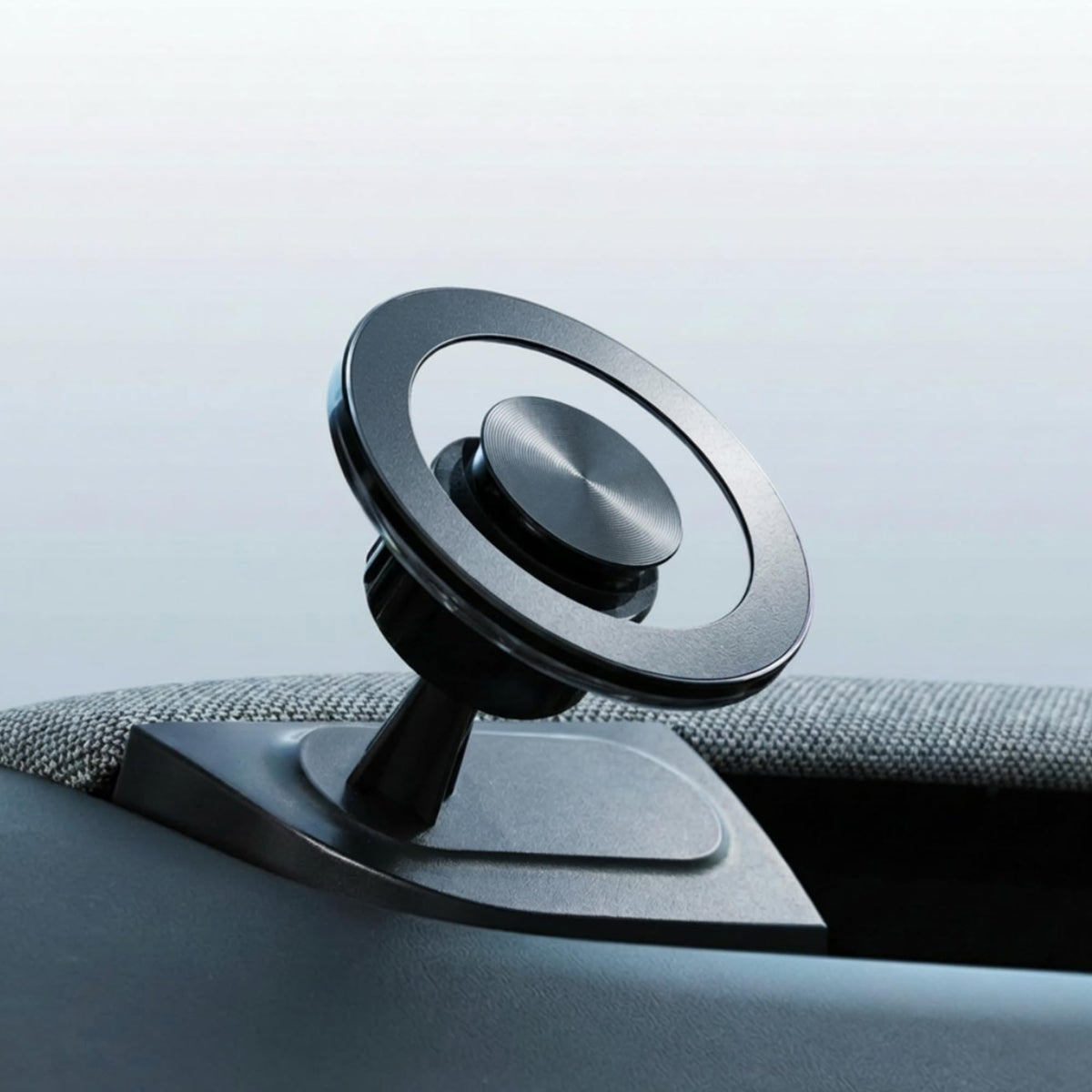 zynkeon front mount on Model Y Juniper dashboard showing neat placement and reach