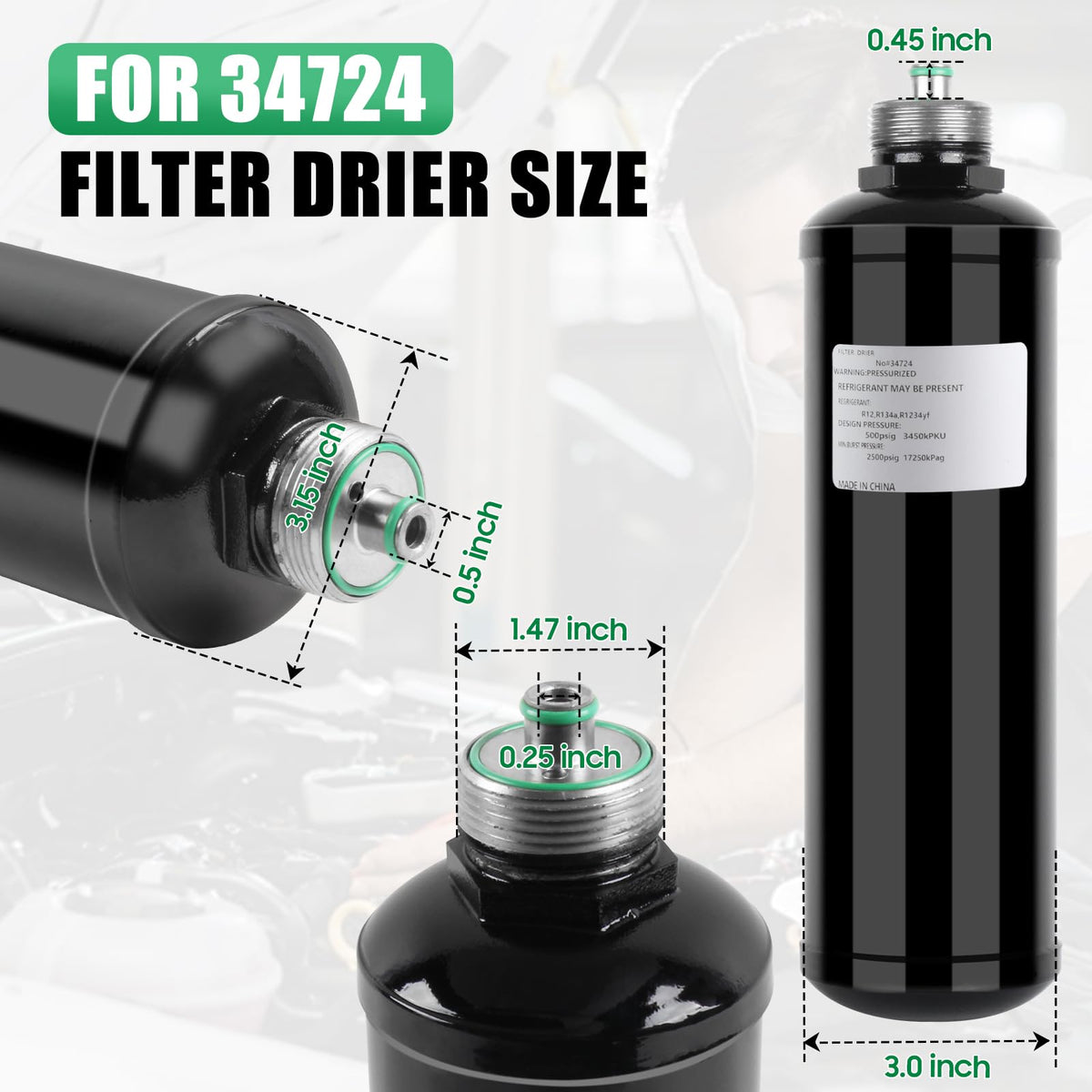 ZynoDrive 34724 in workshop setting showing ready-to-install replacement for maintenance