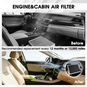 ZynoDrive filters pictured during a drive scene suggesting fresher cabin air for passengers