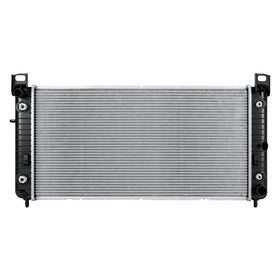 Zynrako front view of radiator showing full 34-inch core and fitment benefit