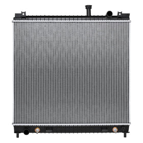 Zynrako front view radiator showing full fit and mounting ease