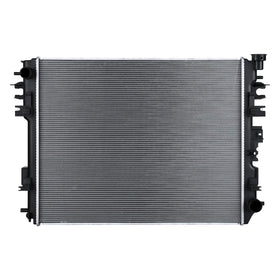 Zynrako radiator front view showing full core and mounting flanges for accurate fit