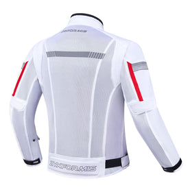 Zyxformis removable back protector detail for added spinal safety