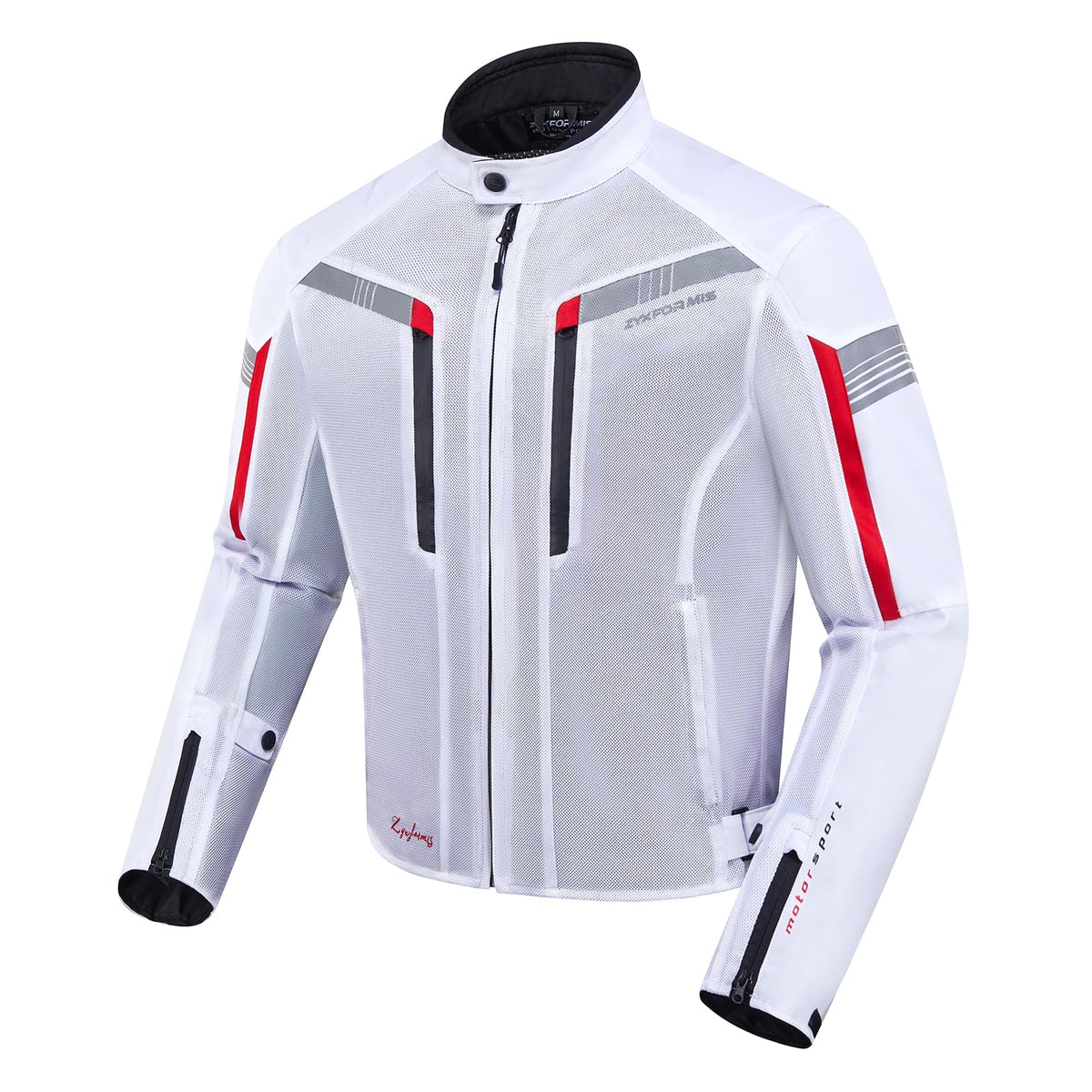 Zyxformis closeup of CE shoulder armor highlighting certified protection