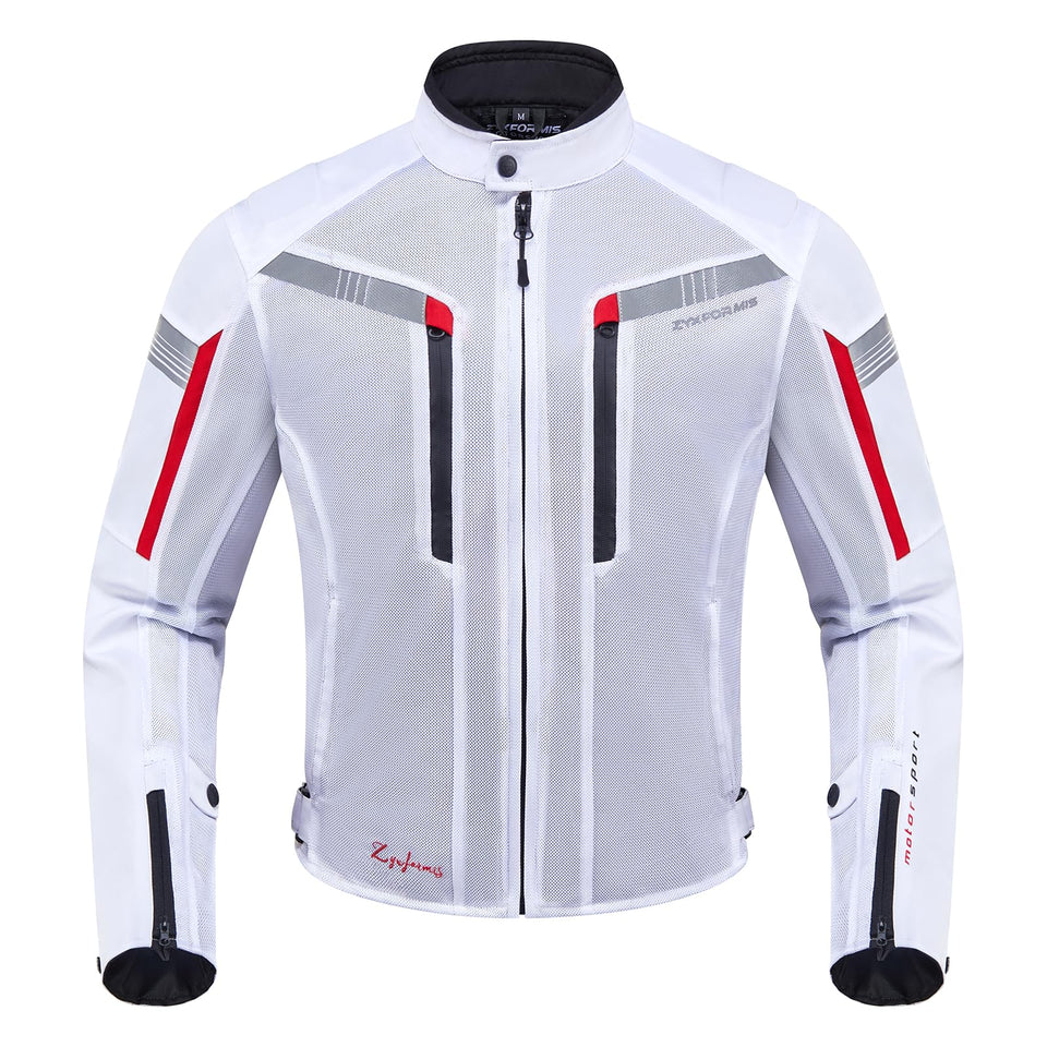 Zyxformis front mesh jacket showing airflow and comfort