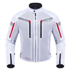Zyxformis front view mesh jacket showing ventilation and comfort