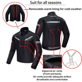 Zyxformis reflective stripe on sleeve and back improving night visibility in low light